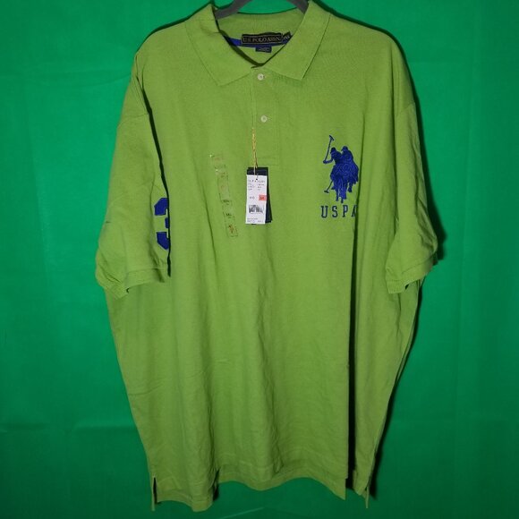 US Polo Assn. Mens Polo Shirt Size 3XL Large Logo Pullover Short Sleeve NWT - Picture 1 of 7